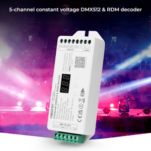 Contrôleur led DMX 5 canaux...