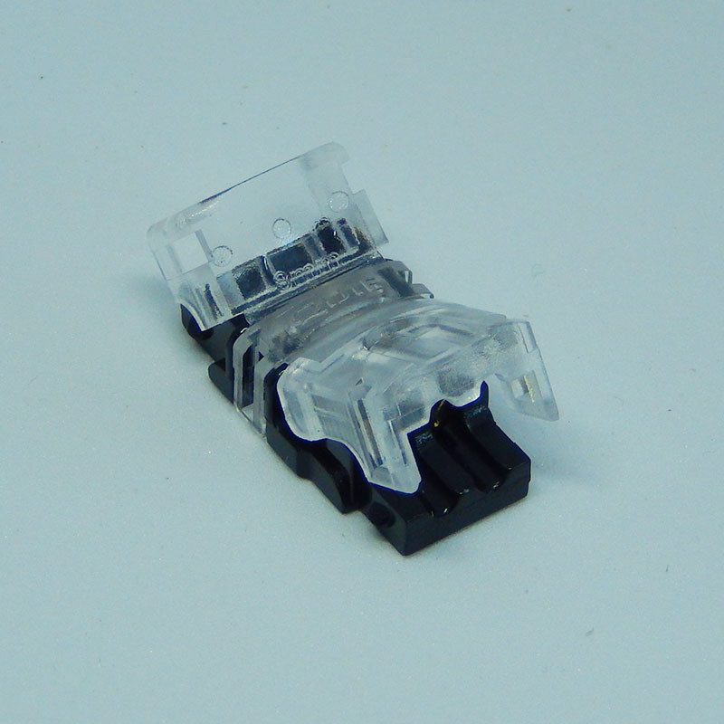 10pcs 4pin LED striscia a filo connettore 10mm larghezza non cablata Gapless connettori rapidi senza saldatura adattatore per impermeabile o non