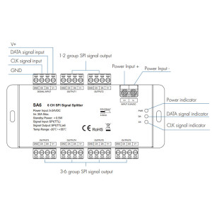 6-output signal amplifier...