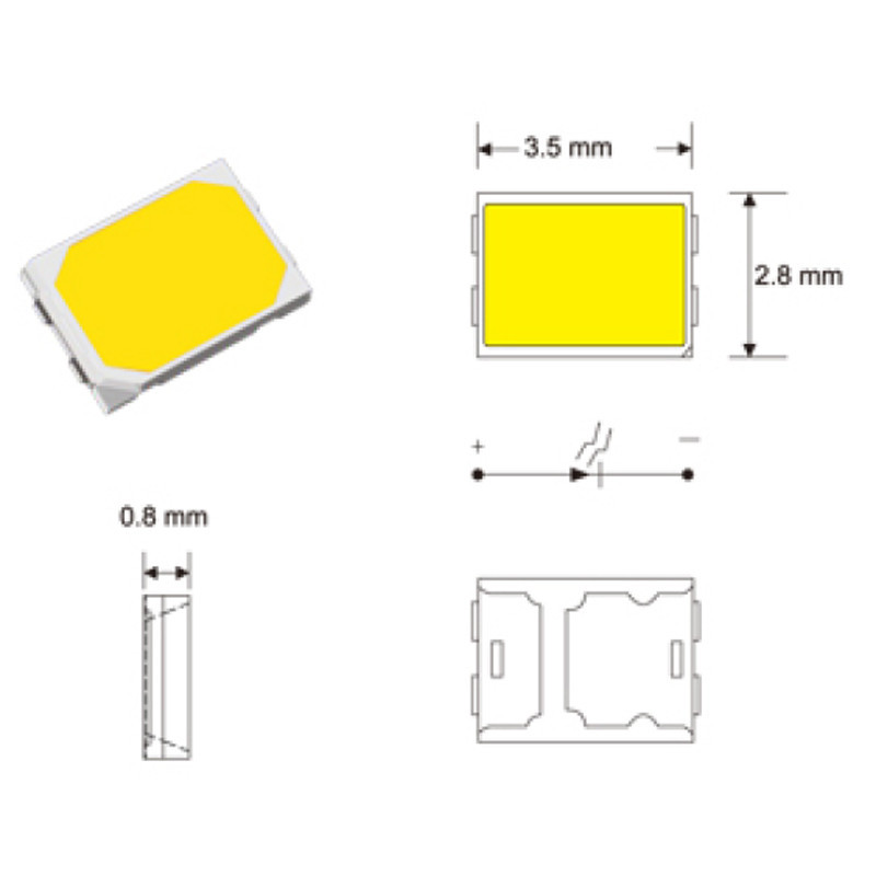 RUBAN LED ULTRABASSE CONSOMMATION 64 LEDS/M 2100 LUMENS/M Non étanche
