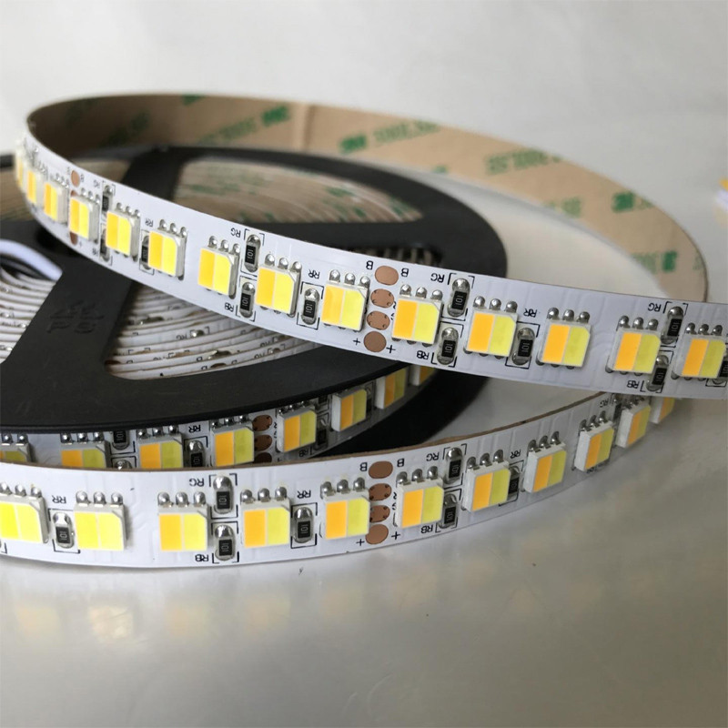 7m LED Streifen Kaltweiß, 120 LED/m, IP65, 24V – Inkl. Netzteil, Controller & Funkfernbedienung