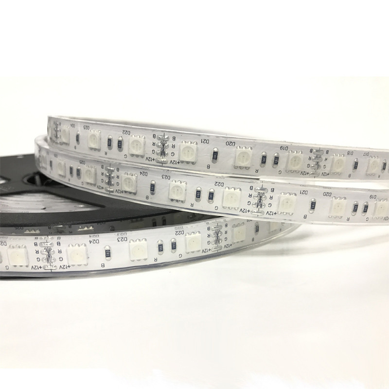 5-30m 230v RGB LED 60 Strip Board ip68 with Controller Regulator FB 