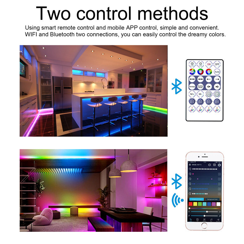 Controller for WiFi dynamic effect led ribbons and Google and Alexa ...