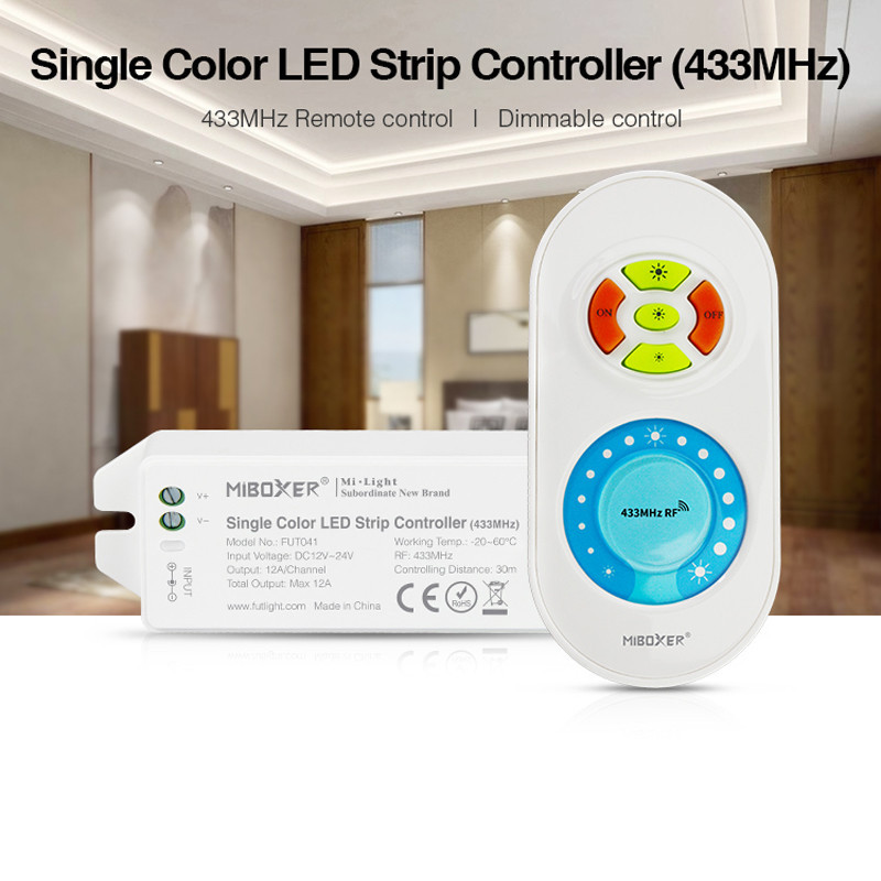 Led dimmer with 144W remote control