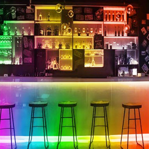 Multicolored led strip with...