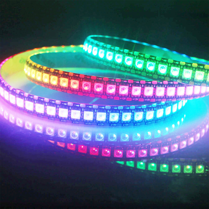Potente striscia led multicolore con effetti dinamici 144 led/m - 1 led /pixel