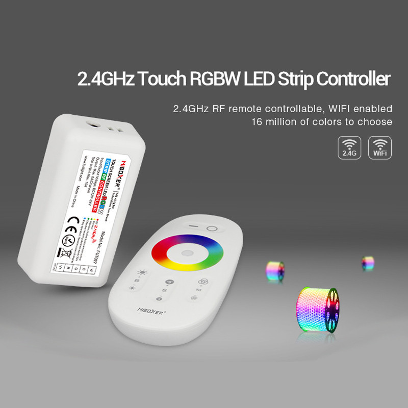 RGBW led controller with 10A remote control