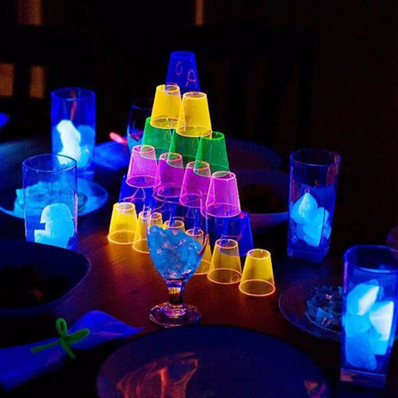Lot De 3 Tubes Lumière Noire UV - 5W USB Pour Fête Et Décoration