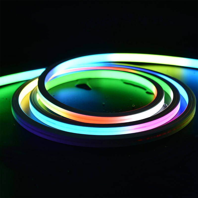Néon flexible multicolore à effets dynamiques 16 x 16 mm 60 leds/m ...