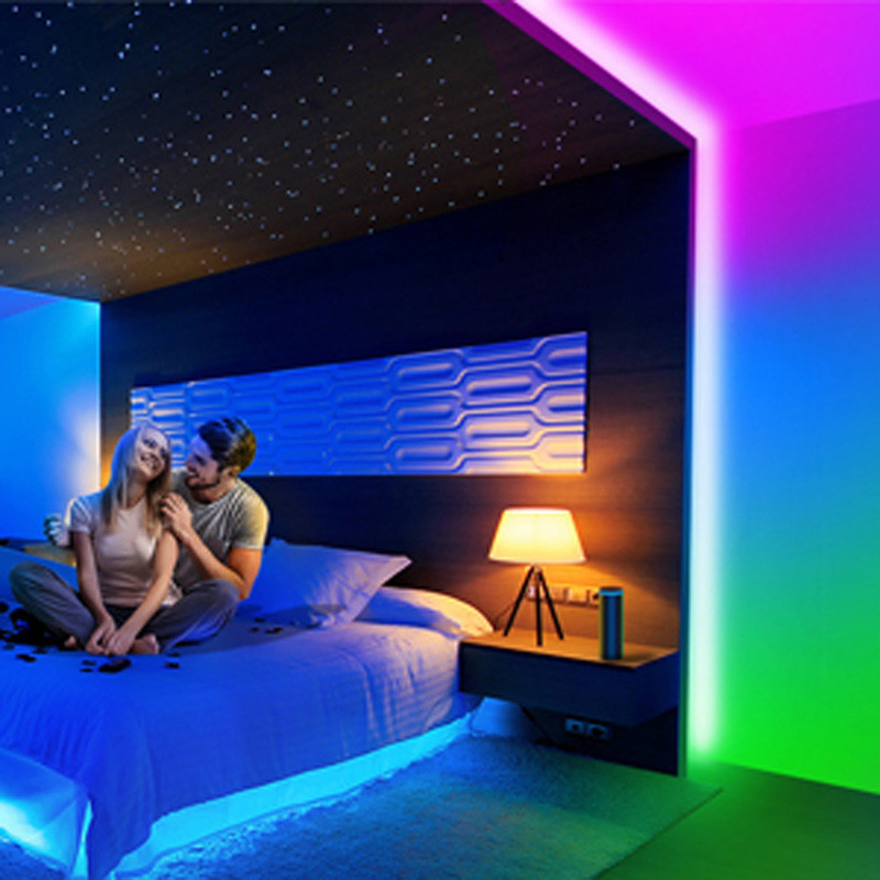 LED Schlauch mit 360 LEDs und 8 Programmen, Multicolor & Weiß