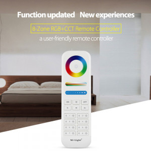 8-zone LED remote control...