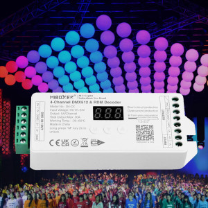 Controlador led DMX de 4...