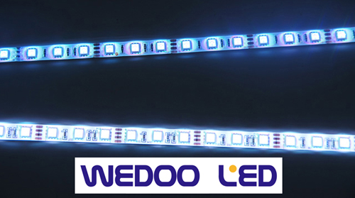 Comparison between a Wedoo Led headband and a standard headband