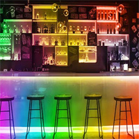 Multicolor led lighting with dynamic effects