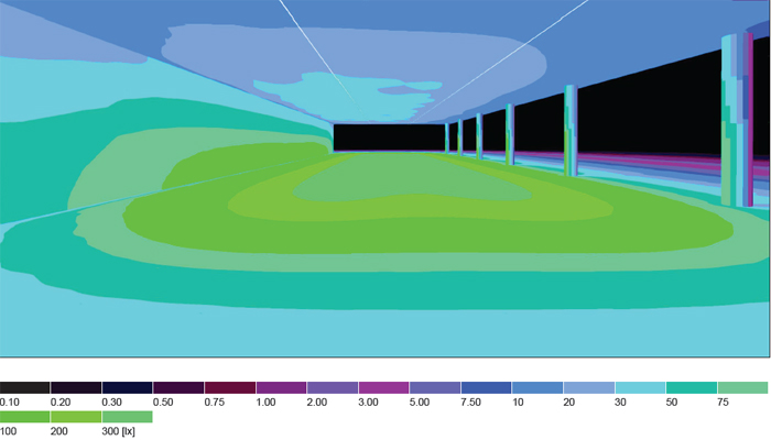 Project study, lighting simulation