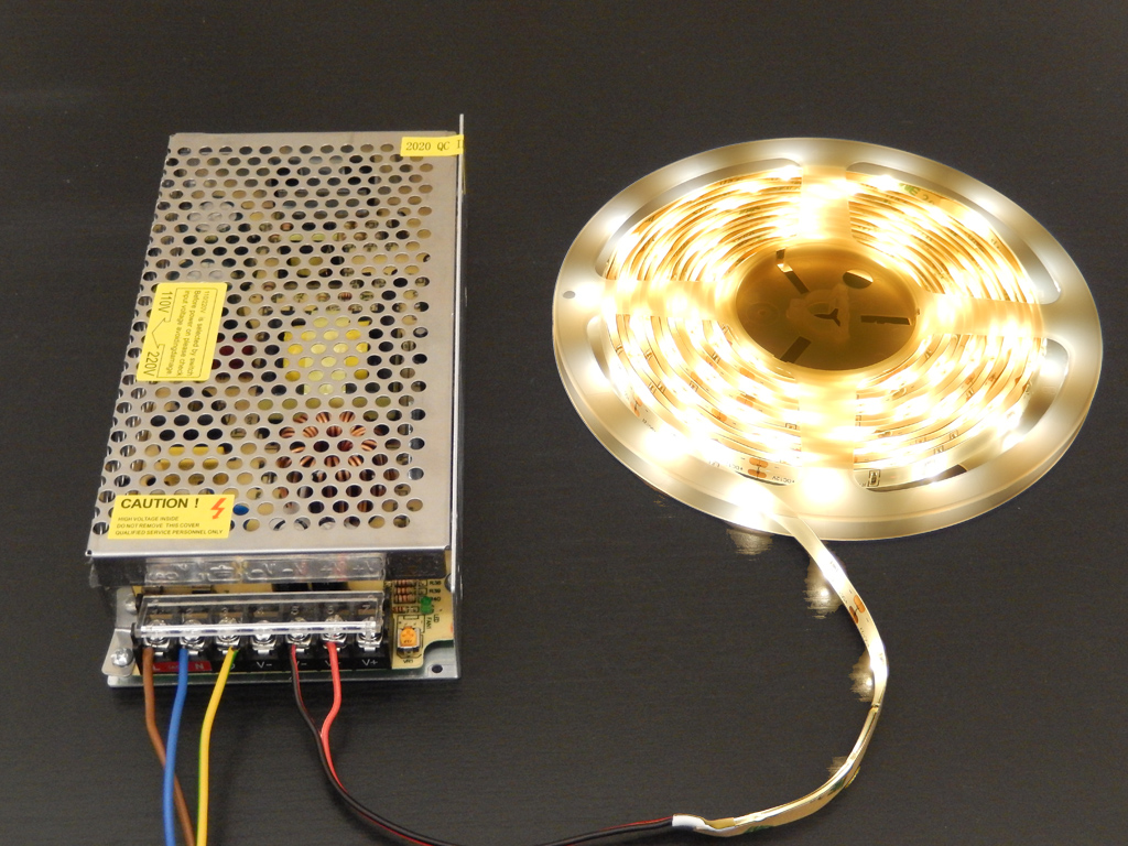 Led strip test on direct power supply